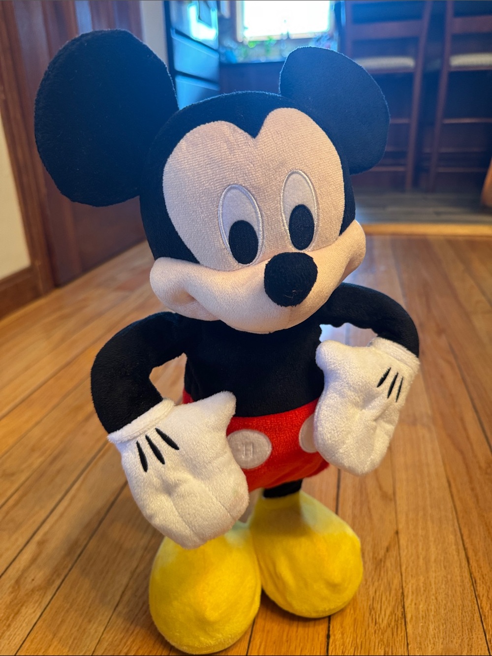 Disney Mickey Mouse Plush - Black, Red, White, Yellow